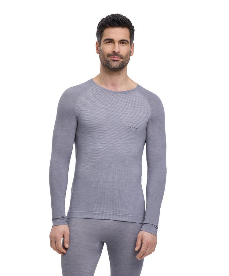 Falke Falke Light Longsleeve Regular Funktionsshirt Herren - grey-heather (3757) - 0 | SportScheck
