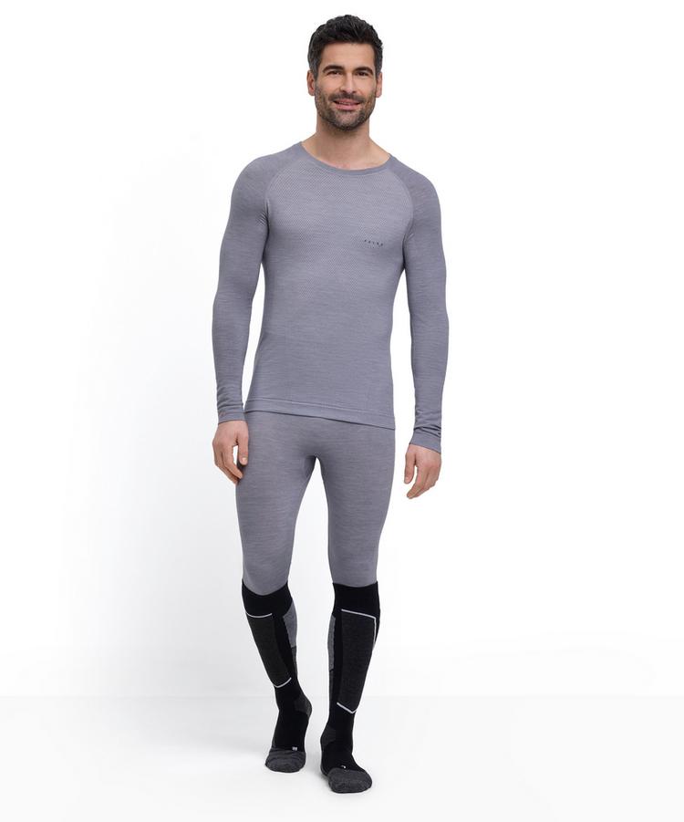 Falke Falke Light Longsleeve Regular Funktionsshirt Herren - grey-heather (3757) - 1 | SportScheck