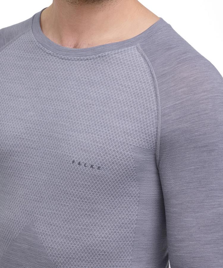 Falke Falke Light Longsleeve Regular Funktionsshirt Herren - grey-heather (3757) - 3 | SportScheck