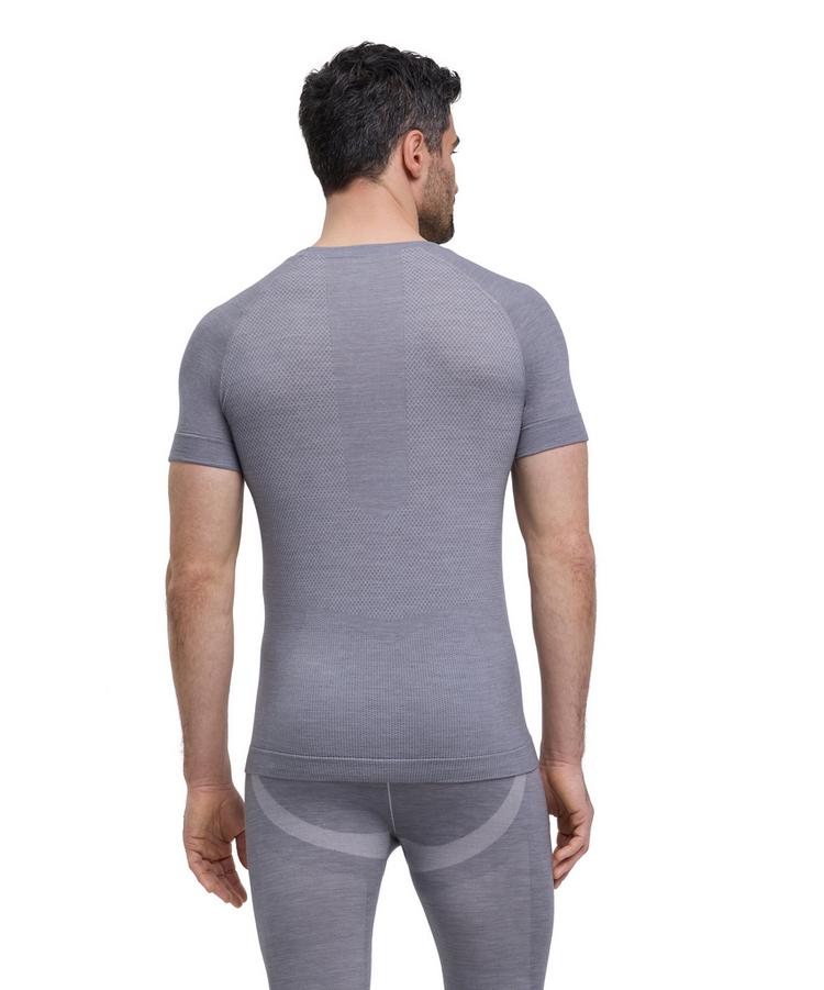 Falke Falke Light Shortsl. Shirt Regular Funktionsshirt Herren - grey-heather (3757) - 0 | SportScheck