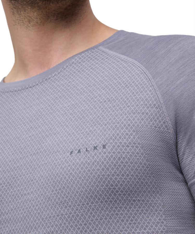 Falke Falke Light Shortsl. Shirt Regular Funktionsshirt Herren - grey-heather (3757) - 2 | SportScheck