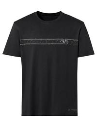 VAUDE Men's Cyclist T-Shirt V T-Shirt Herren - black/black