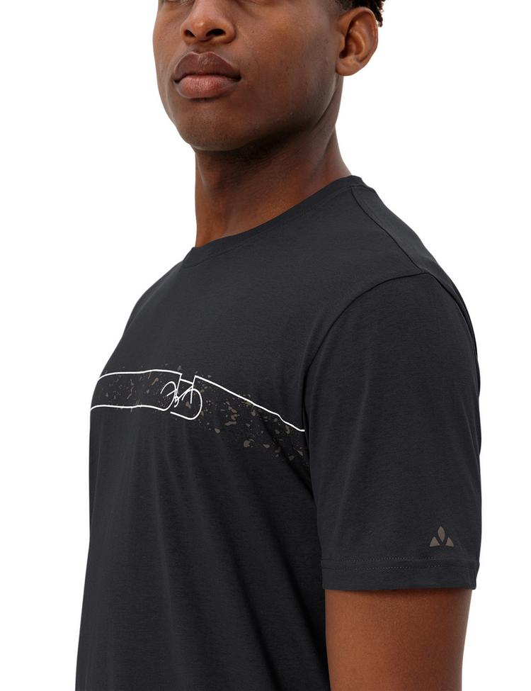 VAUDE VAUDE Men's Cyclist T-Shirt V T-Shirt Herren - black/black - 1 | SportScheck
