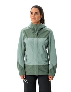 Rückansicht von VAUDE Women's Neyland 2.5L Jacket Outdoorjacke Damen dusty fern