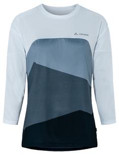 VAUDE Women's Moab LS T-Shirt V T-Shirt Damen summer blue