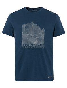 VAUDE Merino Men's Tekoa Wool T-Shirt T-Shirt Herren dark sea/white