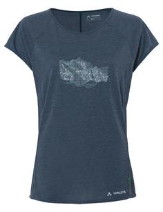 VAUDE Women's Tekoa T-Shirt II T-Shirt Damen dark sea/dark sea