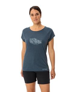 Rückansicht von VAUDE Women's Tekoa T-Shirt II T-Shirt Damen dark sea/dark sea