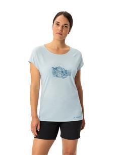 Rückansicht von VAUDE Women's Tekoa T-Shirt II T-Shirt Damen summer blue