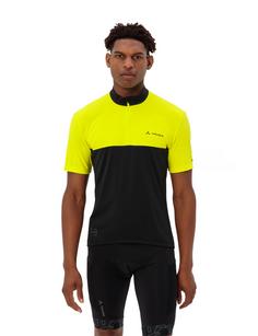 Rückansicht von VAUDE Men's Matera HZ Tricot Fahrradtrikot Herren bright green