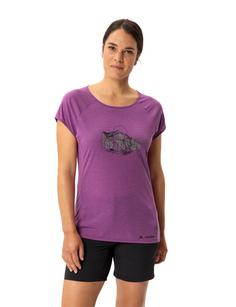 Rückansicht von VAUDE Women's Tekoa T-Shirt II T-Shirt Damen magenta