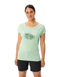 Rückansicht von VAUDE Women's Tekoa T-Shirt II T-Shirt Damen jade/dusty fern