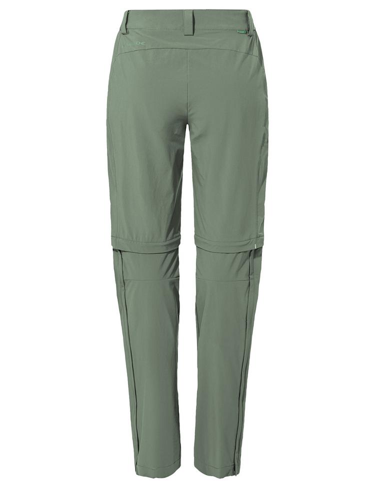 VAUDE VAUDE Women's Farley Stretch ZO T-Zip Pants II Funktionshose Damen - agave - 0 | SportScheck