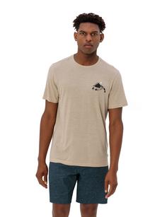 Rückansicht von VAUDE Men's Redmont T-Shirt II T-Shirt Herren linen uni