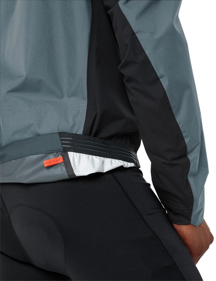 VAUDE VAUDE Men's Kuro Rain Jacket Outdoorjacke Herren - heron - 0 | SportScheck