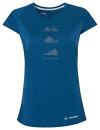 VAUDE Women's Tekoa Wool T-Shirt T-Shirt Damen - shore blue