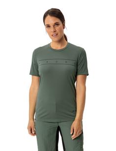 Rückansicht von VAUDE Women's Qimsa Logo Shirt T-Shirt Damen agave