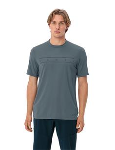 Rückansicht von VAUDE Men's Qimsa Logo Shirt T-Shirt Herren heron