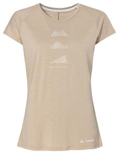 VAUDE Women's Tekoa Wool T-Shirt T-Shirt Damen linen
