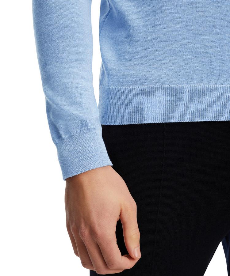 Falke Falke Merino X-Fine V-Neck Strickpullover Herren - azur mel. (6857) - 6 | SportScheck