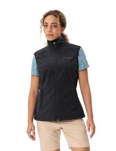 Rückansicht von VAUDE Women's Hurricane Vest III Outdoorweste Damen black/black