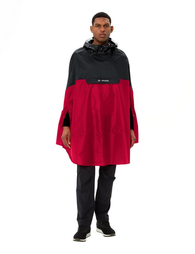 VAUDE VAUDE Covero Poncho II Poncho - red/black - 2 | SportScheck