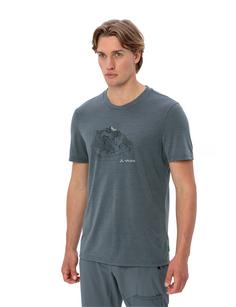 Rückansicht von VAUDE Men's Tekoa T-Shirt III T-Shirt Herren heron