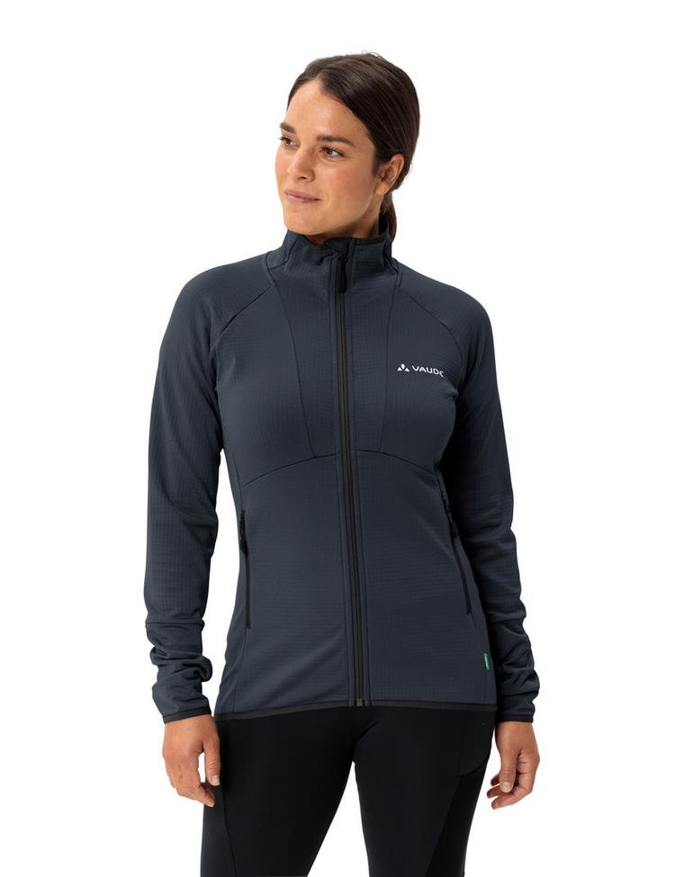 VAUDE VAUDE Women's Monviso Fleece FZ Jacket II Outdoorjacke Damen - black/black - 0 | SportScheck