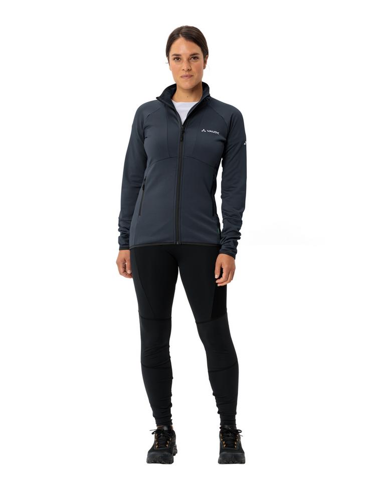 VAUDE VAUDE Women's Monviso Fleece FZ Jacket II Outdoorjacke Damen - black/black - 2 | SportScheck