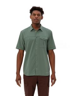 Rückansicht von VAUDE Men's Rosemoor Shirt II Funktionsbluse Herren agave