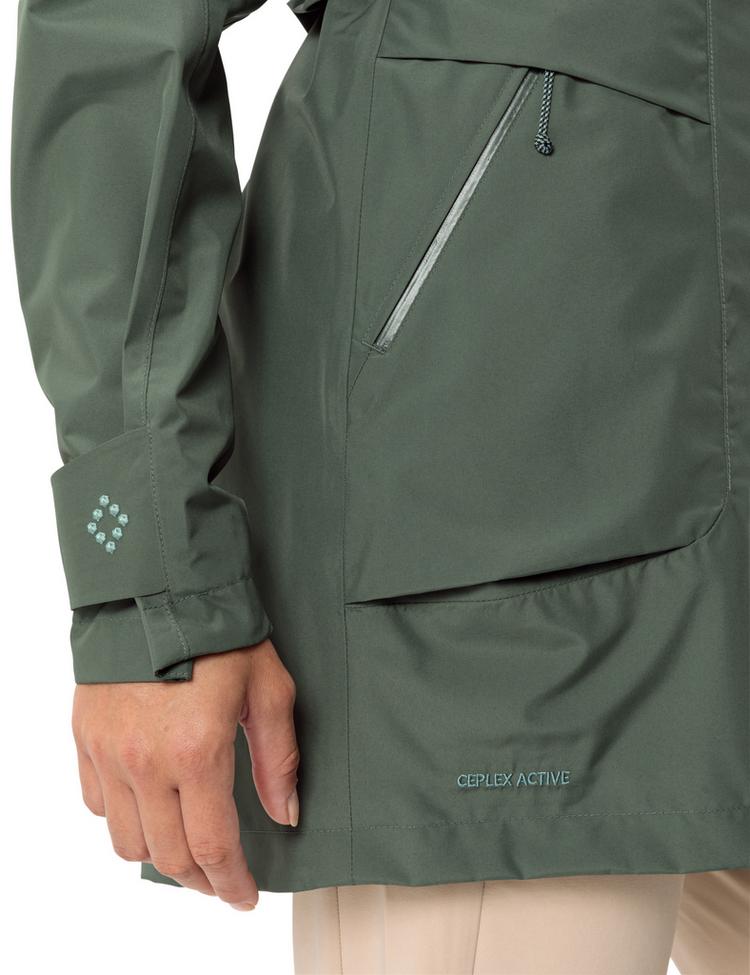 VAUDE VAUDE Women's Skomer Parka II Outdoorjacke Damen - agave - 0 | SportScheck