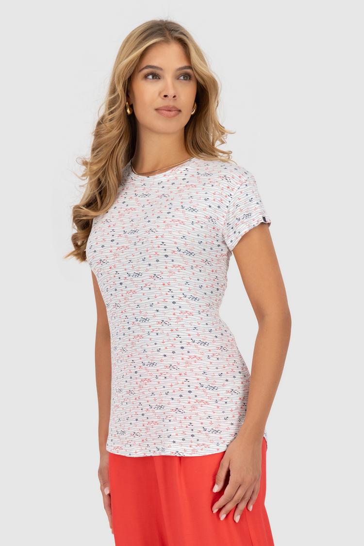 ALIFE AND KICKIN ALIFE AND KICKIN MalisaAK T-Shirt Damen - brilliant white ocean wildlife - 1 | SportScheck