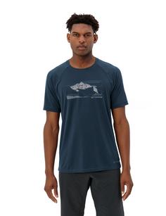 Rückansicht von VAUDE Men's Gleann T-Shirt II T-Shirt Herren dark sea