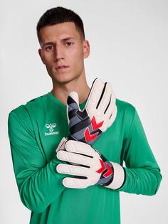Rückansicht von hummel hmlGK GLOVES ALLROUND GRIP Fitnesshandschuhe WHITE/BLACK/RED