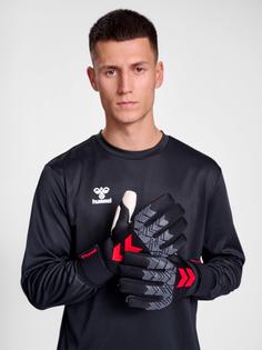 Rückansicht von hummel hmlGK GLOVES HYPER GRIP Fitnesshandschuhe BLACK/WHITE/RED