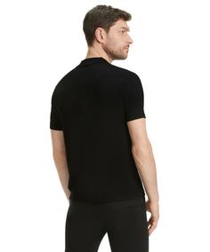 Rückansicht von Falke Polo Shirt Poloshirt Herren black (3000)