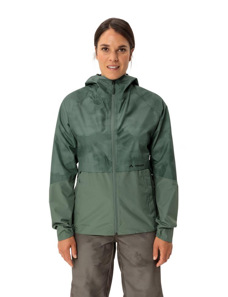 VAUDE VAUDE Women's Loamer Rain Jacket Fahrradjacke Damen - agave - 0 | SportScheck
