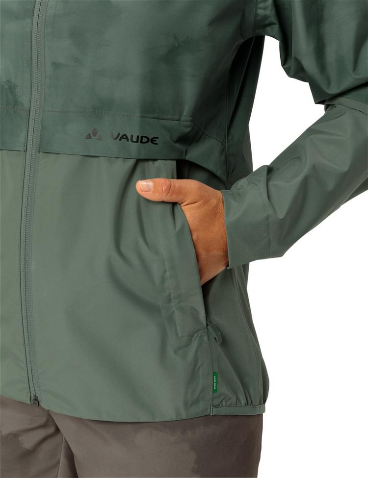 VAUDE VAUDE Women's Loamer Rain Jacket Fahrradjacke Damen - agave - 0 | SportScheck