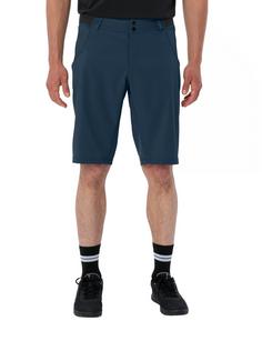 Rückansicht von VAUDE Men's Loamer Shorts Fahrradhose Herren dark sea