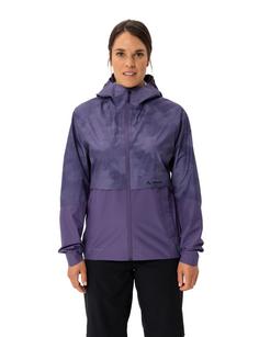 Rückansicht von VAUDE Women's Loamer Rain Jacket Fahrradjacke Damen mulberry