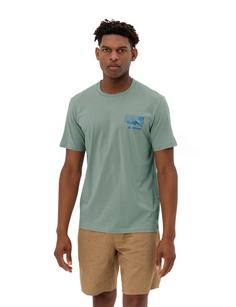 Rückansicht von VAUDE Men's Spirit T-Shirt II T-Shirt Herren dusty fern