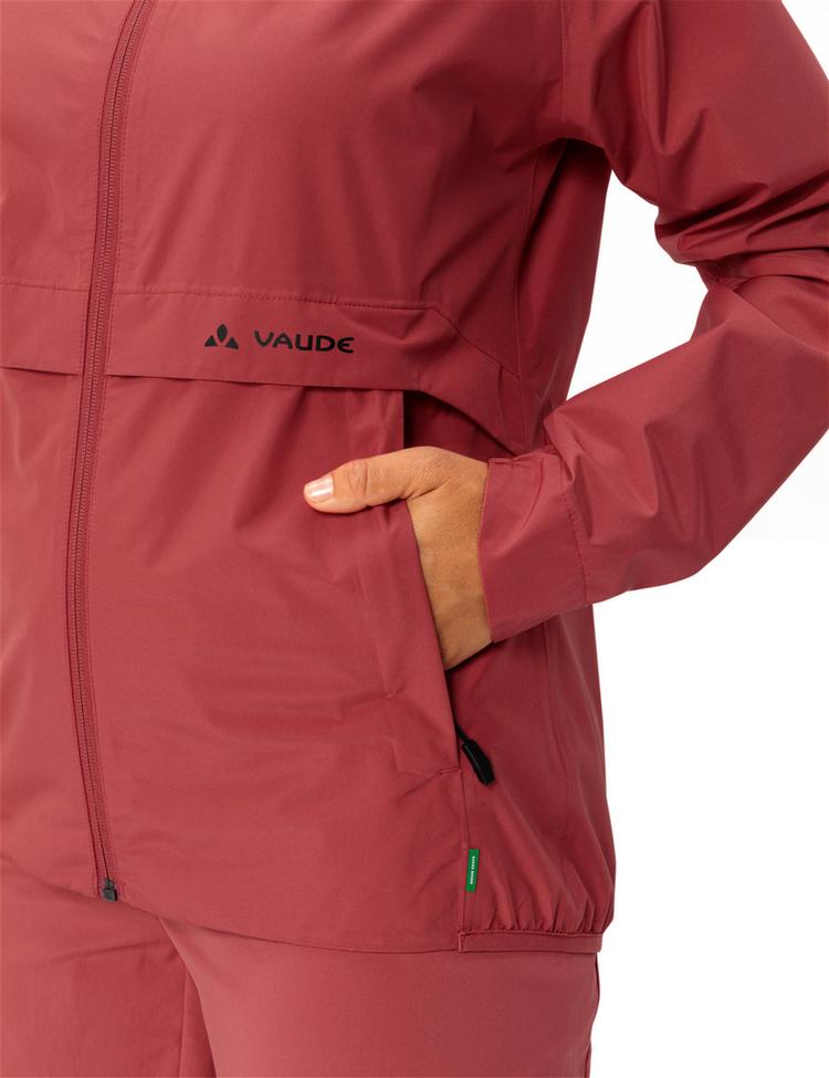 VAUDE VAUDE Women's Loamer Rain Jacket Fahrradjacke Damen - brick - 0 | SportScheck