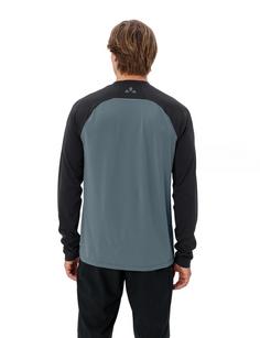 Rückansicht von VAUDE Men's Loamer LS Shirt T-Shirt Herren heron