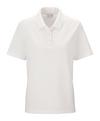 Falke Pima Piqu&eacute; Boxy Poloshirt Damen - white (2000)