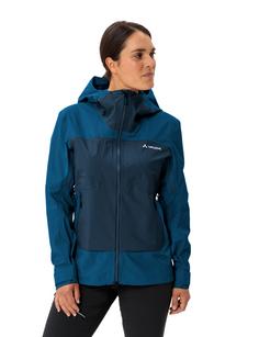 Rückansicht von VAUDE Women's Croz Alpine 3L Jacket Outdoorjacke Damen shore blue