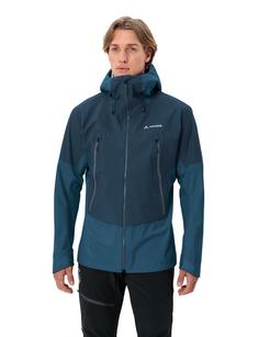 Rückansicht von VAUDE Men's Croz Alpine 3L Jacket Outdoorjacke Herren baltic sea