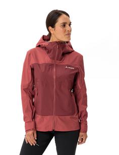 Rückansicht von VAUDE Women's Croz Alpine 3L Jacket Outdoorjacke Damen brick