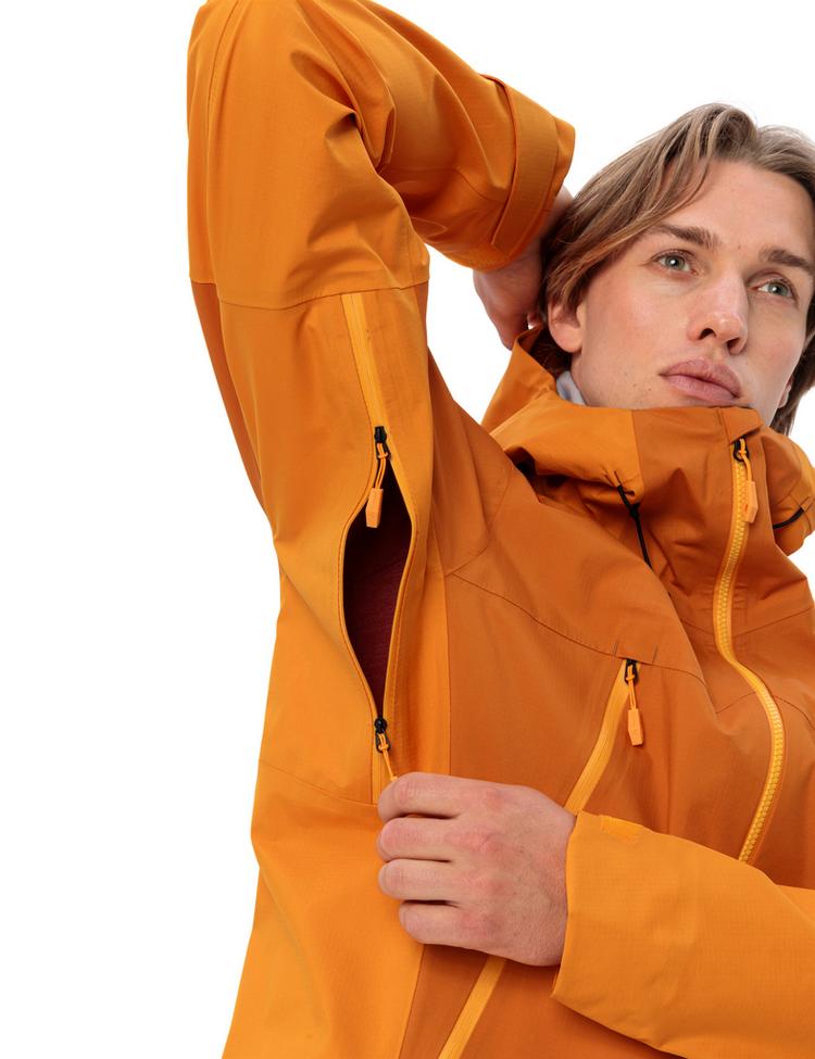 VAUDE VAUDE Men's Croz Alpine 3L Jacket Outdoorjacke Herren - kurkuma - 1 | SportScheck
