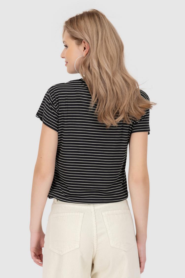 ALIFE AND KICKIN ALIFE AND KICKIN MalisaAK T-Shirt Damen - black stripes - 2 | SportScheck