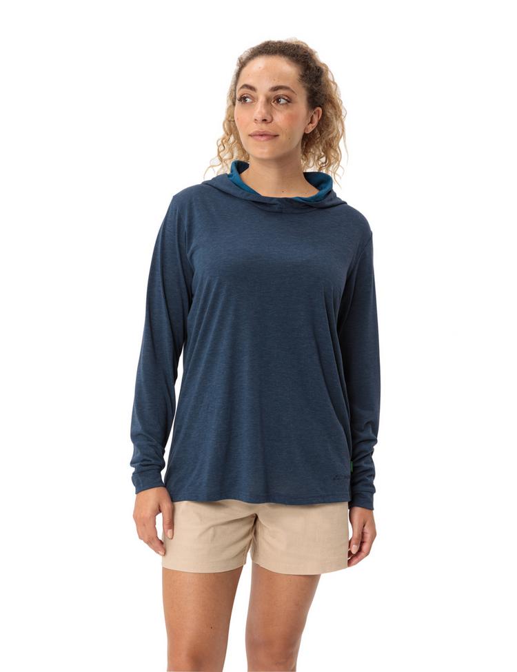VAUDE VAUDE Women's Mineo LS Hoody Sweatshirt Damen - dark sea - 0 | SportScheck